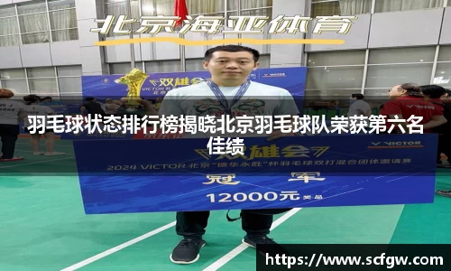 羽毛球状态排行榜揭晓北京羽毛球队荣获第六名佳绩